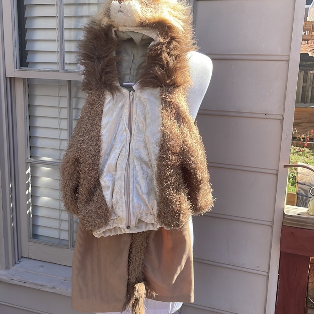 🦁 NWT- KIDS Lion Costume  2 Piece Set (Jacket & Pants) Size S